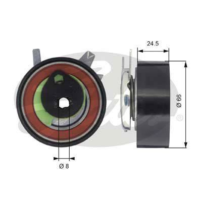 GATES T43048 Alternator Gergi Rulmani T4 95-03 2.5tdi/Lt 28-35/Lt 28-46 96-06 2.5tdi/Volvo S70